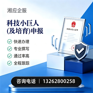 莆田科技小巨人及培育企业申报服务