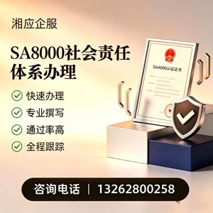 莆田SA8000社会责任体系认证服务